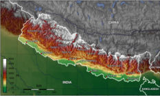 Topography of Nepal
