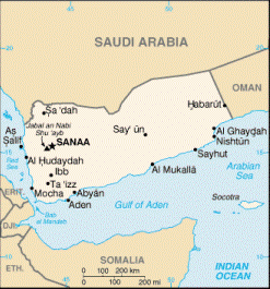 Map of Yemen